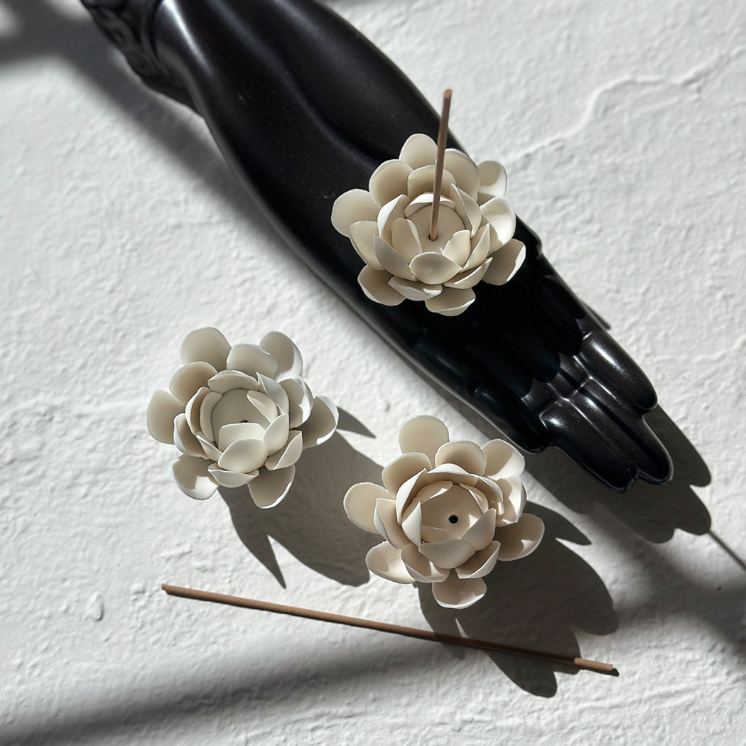 FLOWER INCENSE HOLDER