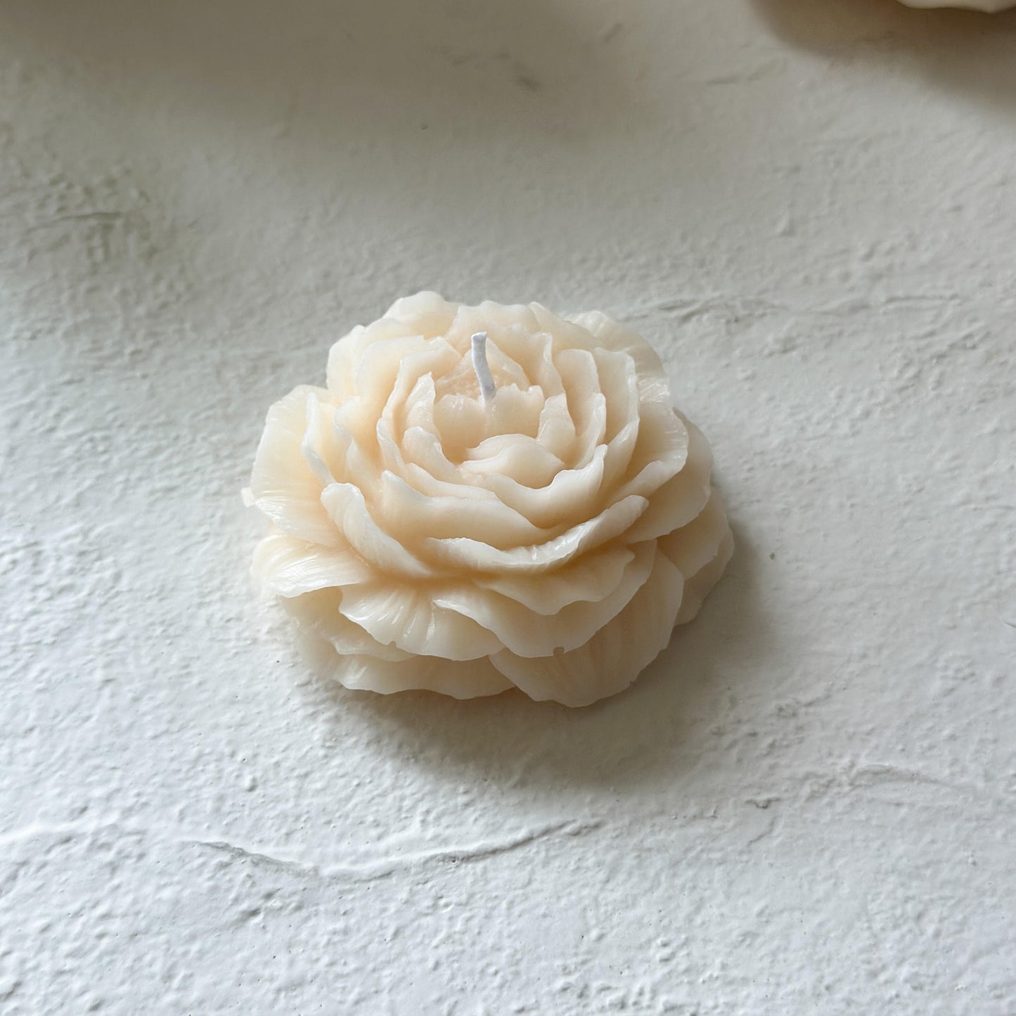 Small Peony Sculptural Candle