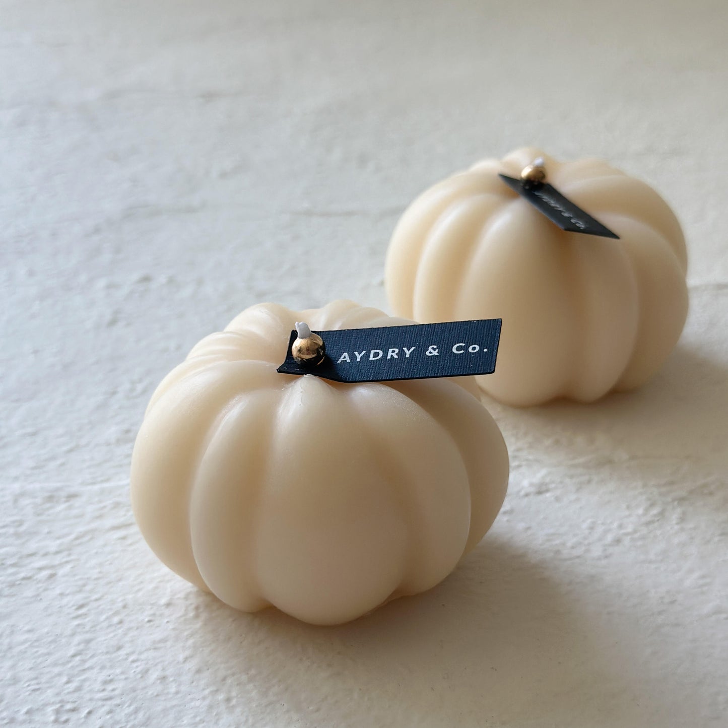 Pumpkin Sculptural Candle Set (Set of 2)