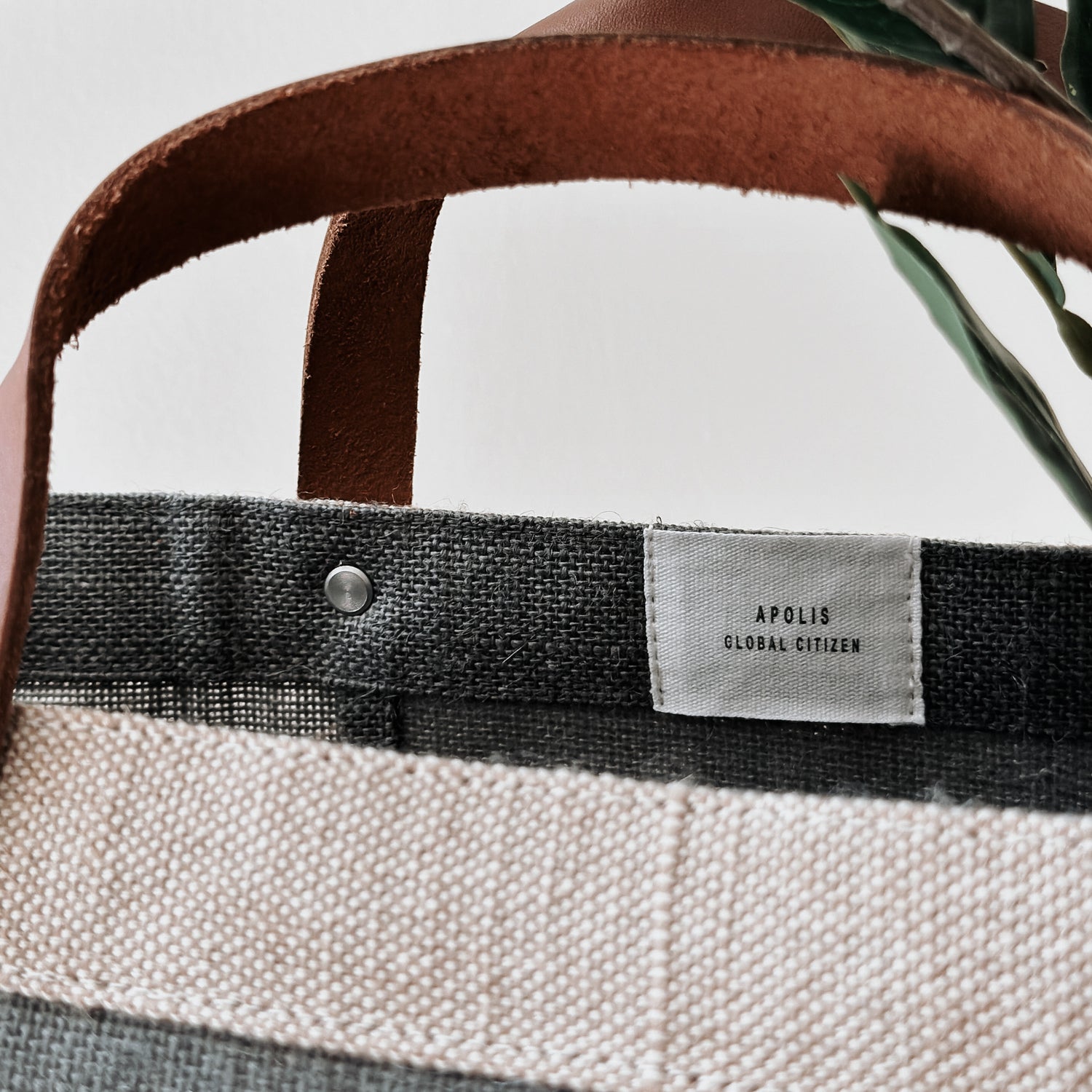 AYDRY &amp; Co. x APOLIS MARKET BAG - GRAY